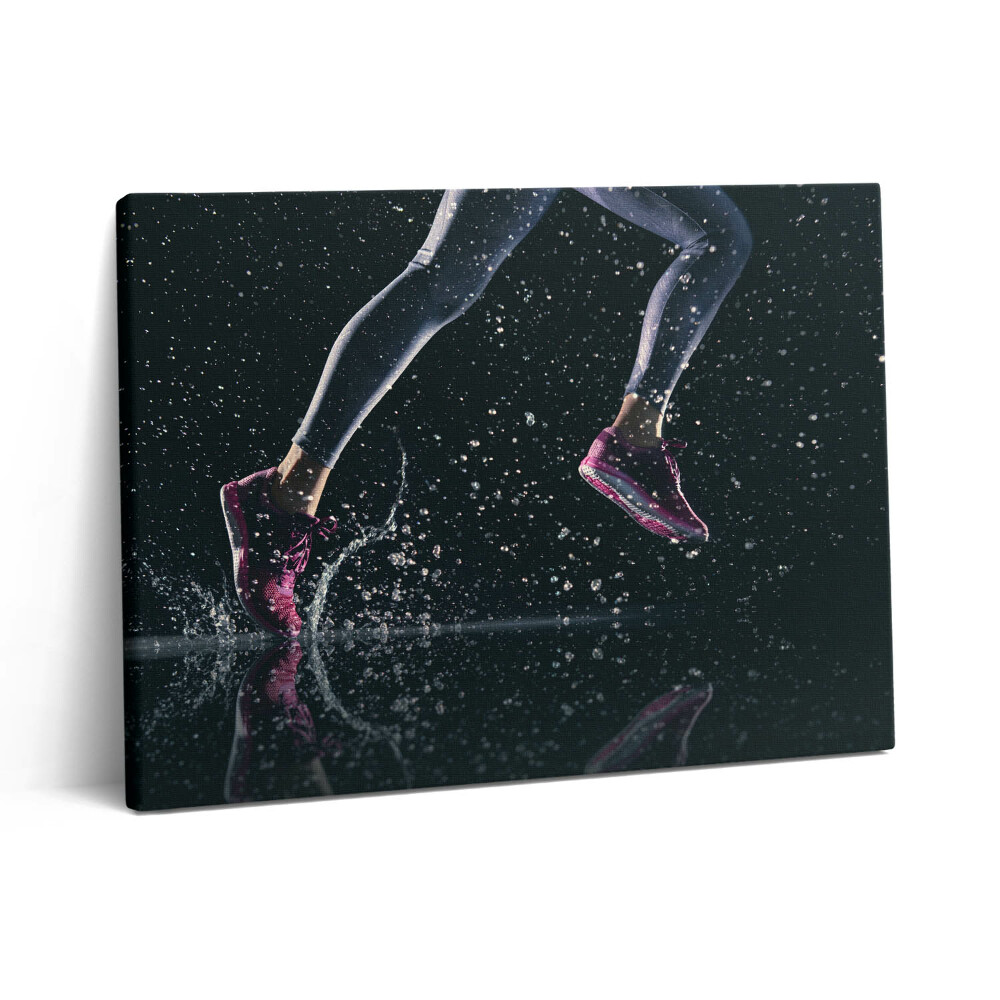 Pictură pe pânză 80x60 Stil de viață sănătos – alergare