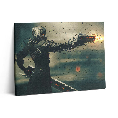 Pictură pe pânză 80x60 Ilustrație SF pentru jocuri