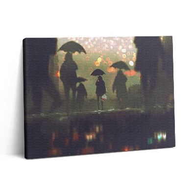 Pictură pe pânză 80x60 Oameni cu umbre