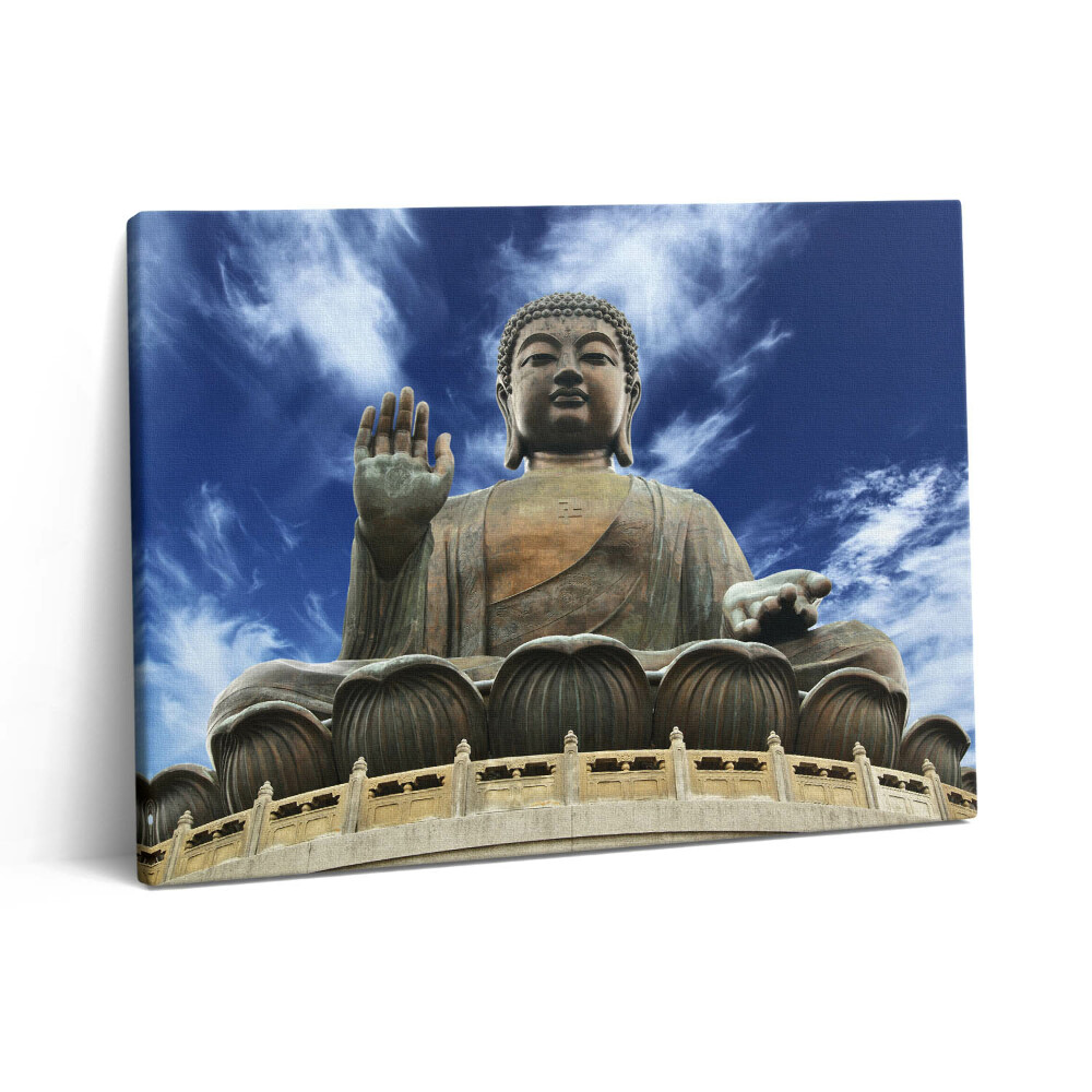 Pictură pe pânză 80x60 Tian Tan Buddha în Hong Kong