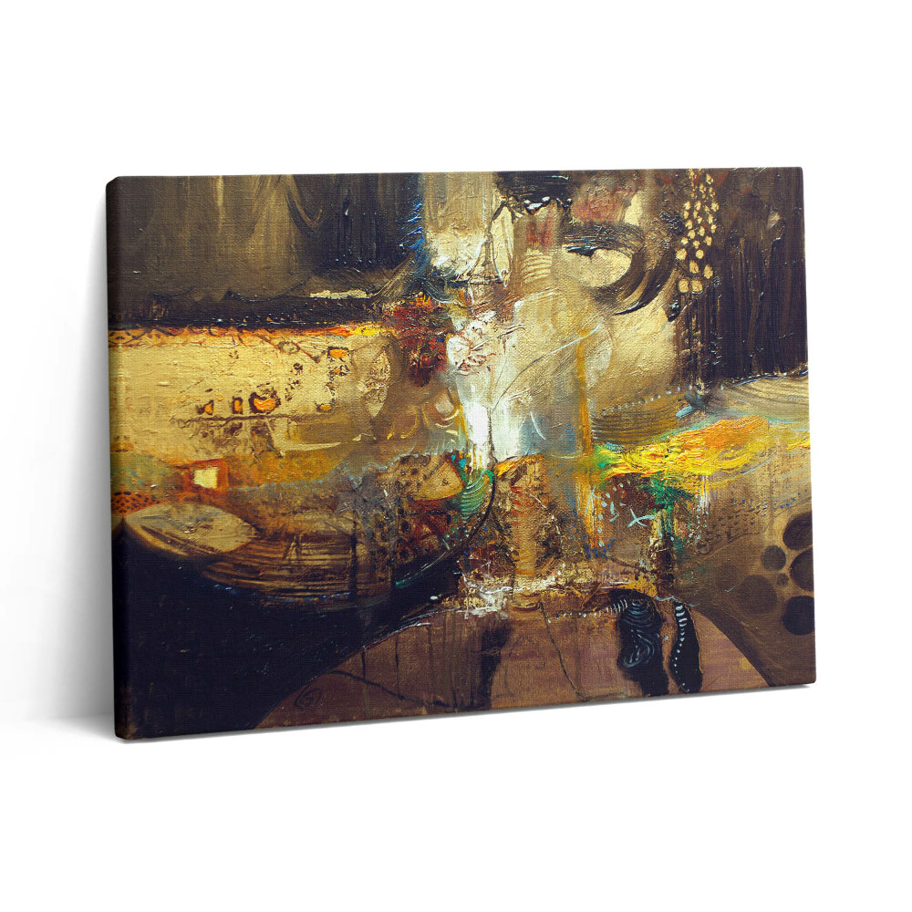 Pictură pe pânză 80x60 Abstracție colorată pictată