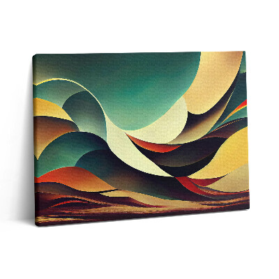 Pictură pe pânză 80x60 Fundal de linii abstracte fără sudură