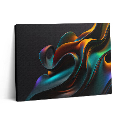 Pictură pe pânză 80x60 Val futurist abstract