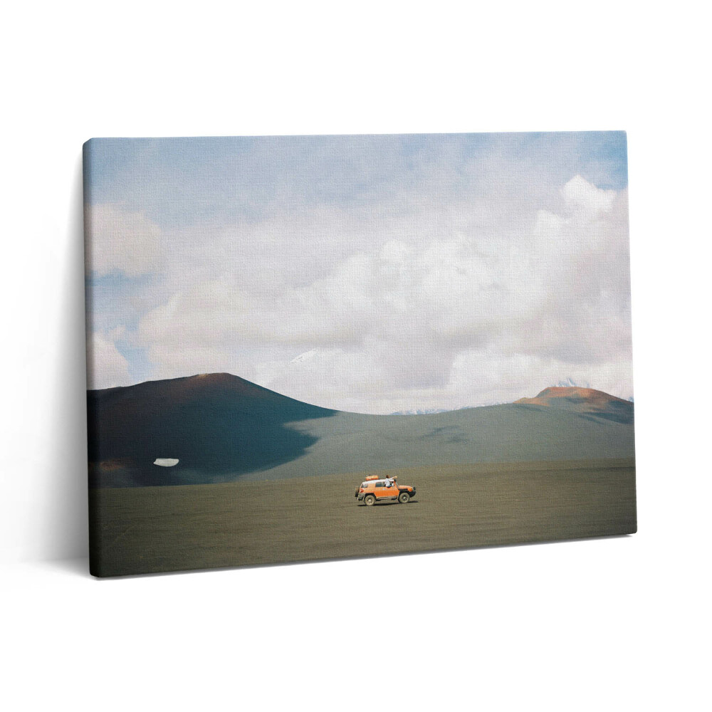 Pictură pe pânză 80x60 Vehicul în Kamchatka