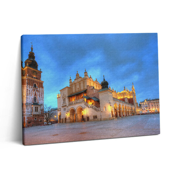 Pictură pe pânză 80x60 Piața Principală a Cracoviei