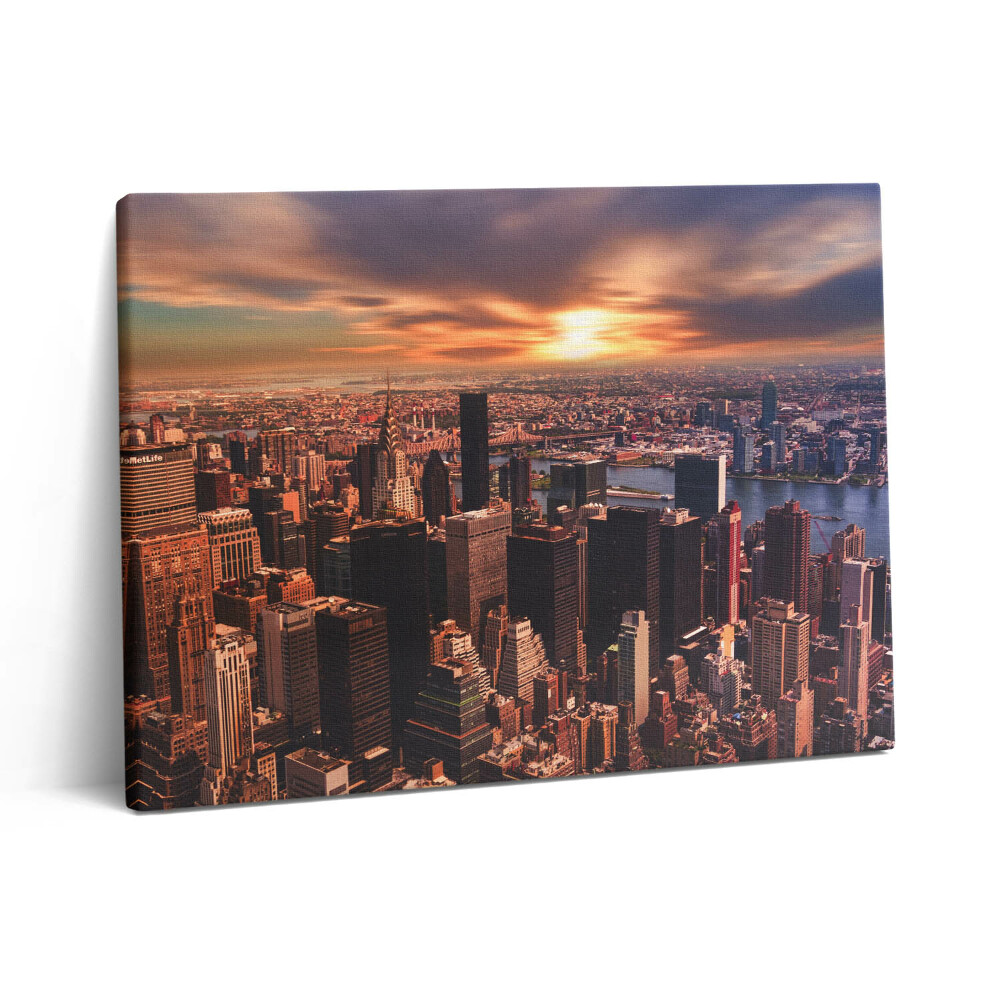 Pictură pe pânză 80x60 Peisaj urban din vestul New York-ului