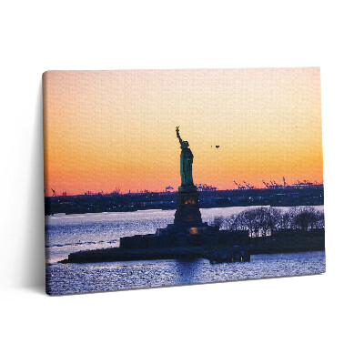 Pictură pe pânză 80x60 Statuia Libertății din New York