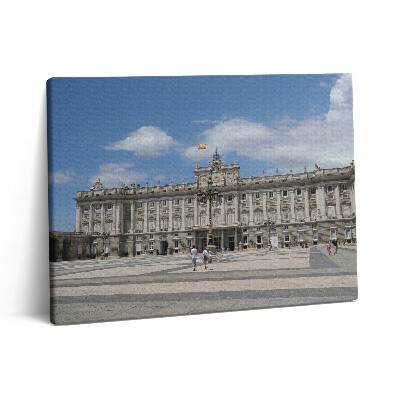 Pictură pe pânză 80x60 Palatul istoric din Madrid
