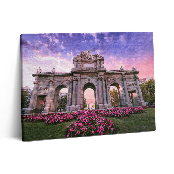 Pictură pe pânză 80x60 Uși Alcala Madrid Spania