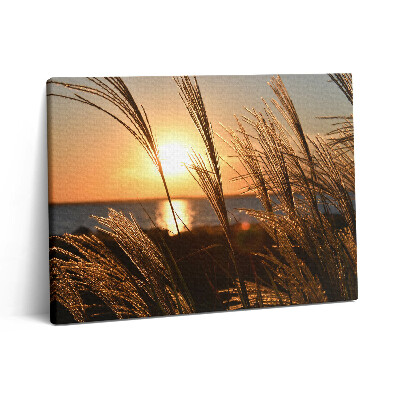 Pictură pe pânză 80x60 Grâul în ora de aur