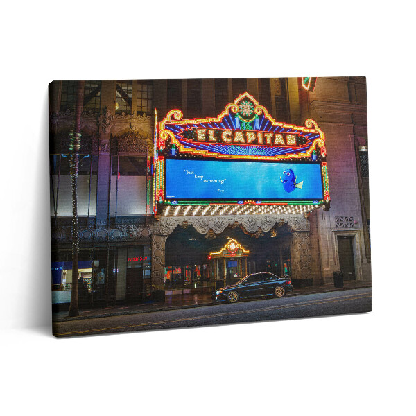 Pictură pe pânză 80x60 Teatrul Ej Capitan din Los Angeles