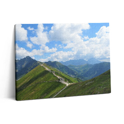Pictură pe pânză 80x60 Kasprowy Wierch în Zakopane