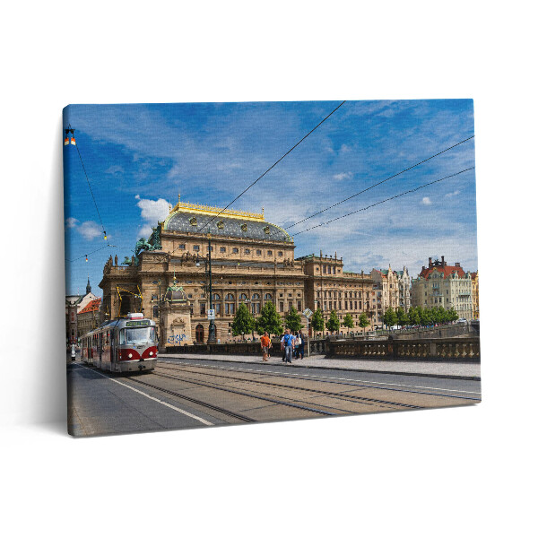Pictură pe pânză 80x60 Teatrul Național din Praga