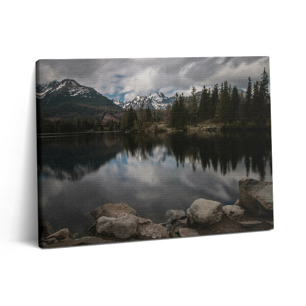 Pictură pe pânză 80x60 Tatra Înaltă din Slovacia