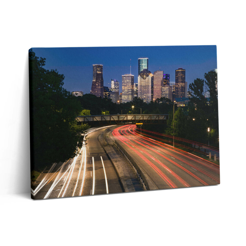 Pictură pe pânză 80x60 Autostrada către oraș
