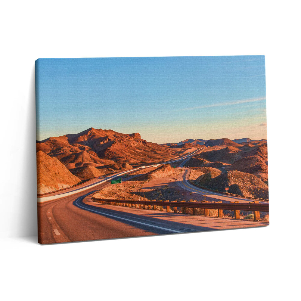 Pictură pe pânză 80x60 Stânci și canion