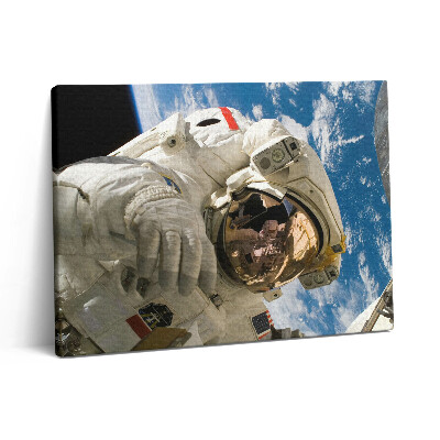 Pictură pe pânză 80x60 astronaut american