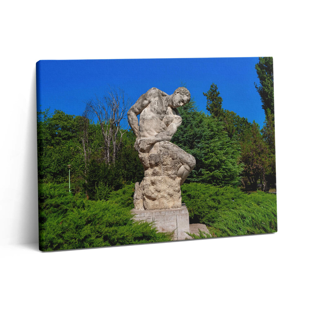 Pictură pe pânză 80x60 O sculptură gigantică din București