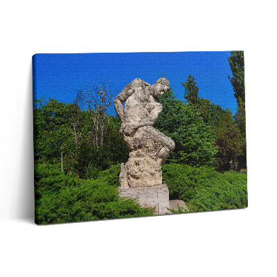 Pictură pe pânză 80x60 O sculptură gigantică din București