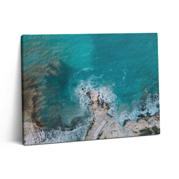 Pictură pe pânză 80x60 Fiordurile de pe Costa Blanca