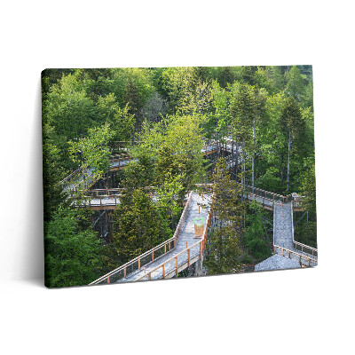 Pictură pe pânză 80x60 Calea în Krynica Zdrój