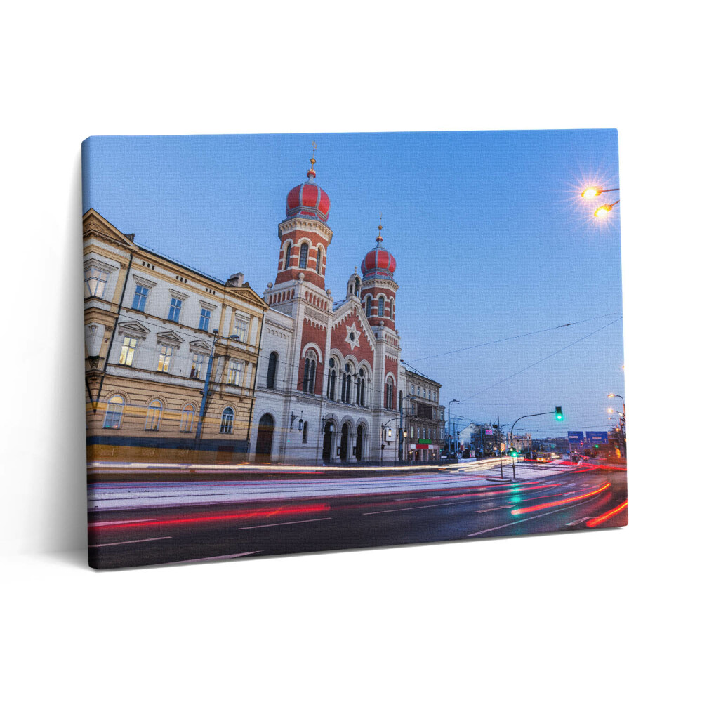 Pictură pe pânză 80x60 Marea Sinagogă din Pilzno