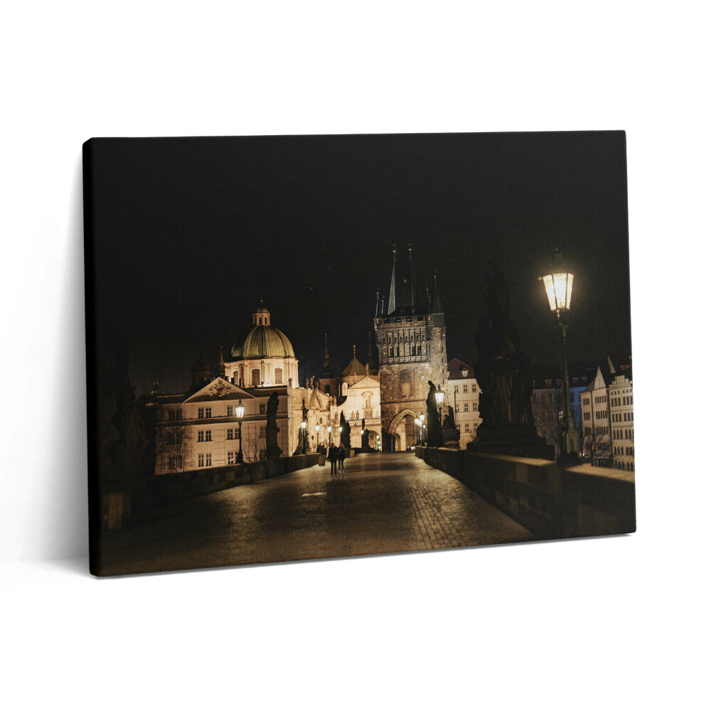 Pictură pe pânză 80x60 Podul Carol din Praga