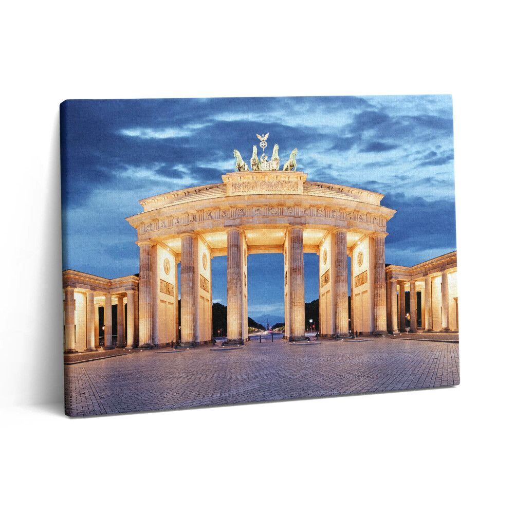 Pictură pe pânză 80x60 Poarta Brandenburg Germania