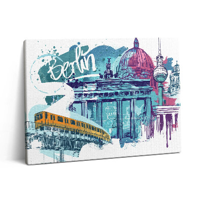 Pictură pe pânză 80x60 Călătoriți prin Berlin
