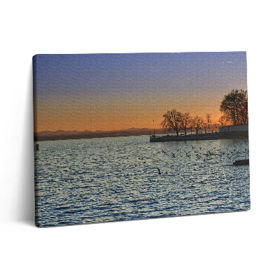 Pictură pe pânză 80x60 Lacul Constanța din Germania