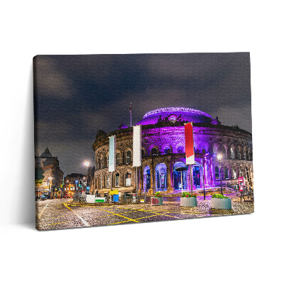 Pictură pe pânză 80x60 Bursa de Cereale din Leeds, Anglia