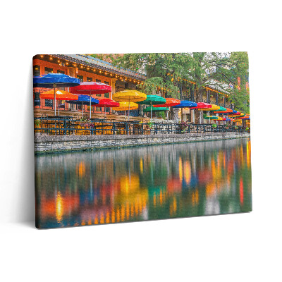 Pictură pe pânză 80x60 Râul San Antonio