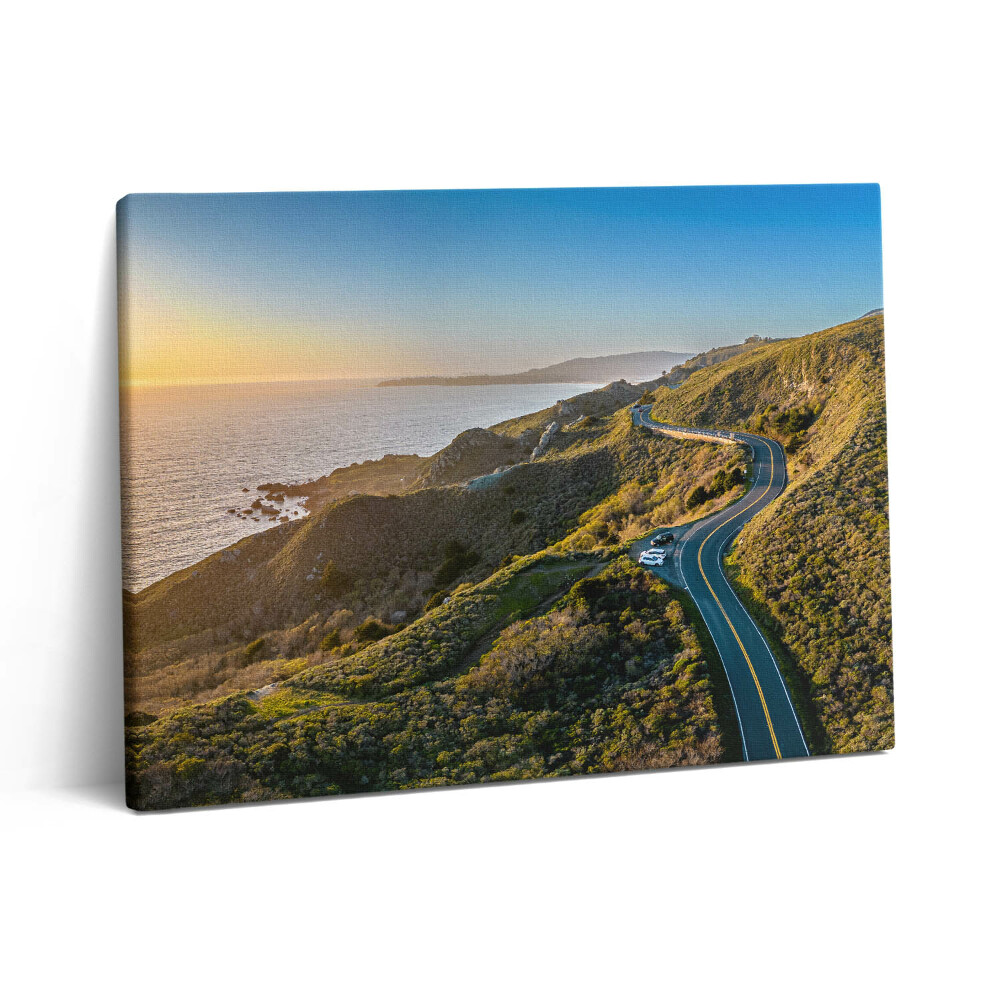 Pictură pe pânză 80x60 Drumul din jurul orașului San Francisco, SUA