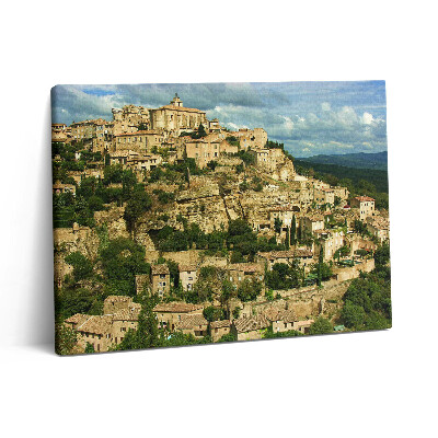 Pictură pe pânză 80x60 Un castel în Provence, Franța