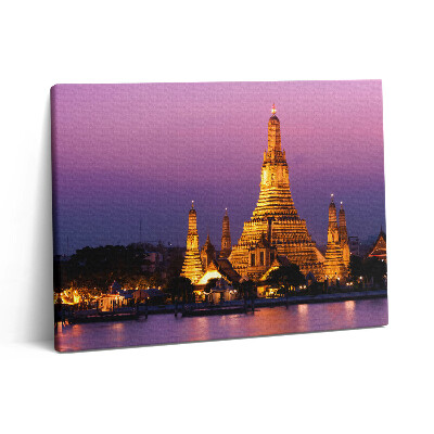 Pictură pe pânză 80x60 Templu în Bangkok, Thailanda