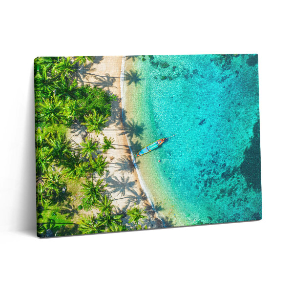 Pictură pe pânză 80x60 Plaja tropicală Koh Tao