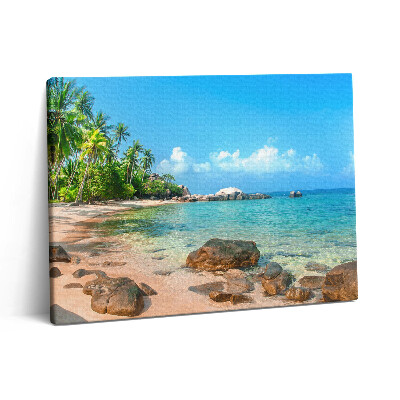 Pictură pe pânză 80x60 Plajă frumoasă în Thailanda