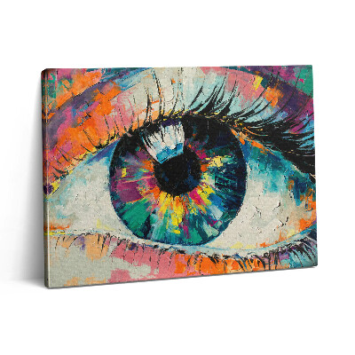 Pictură pe pânză 80x60 Pupila ochiului uman