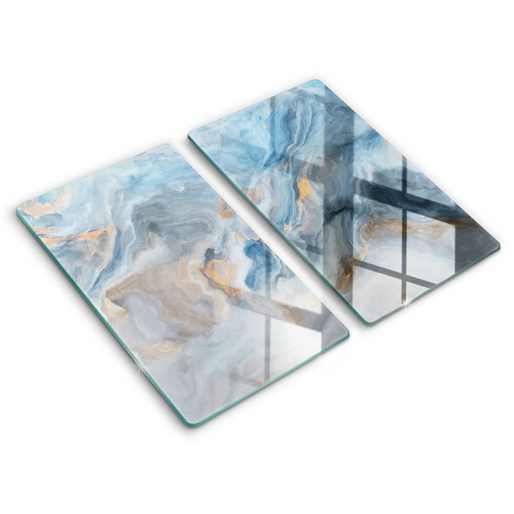 Placă din sticla protectie perete Textură de marmură