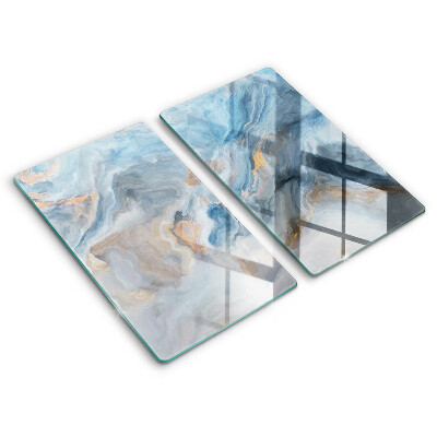 Placă din sticla protectie perete Textură de marmură