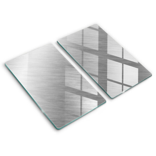 Placă din sticla protectie plita Textură de fundal metalică