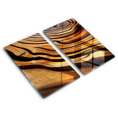 Placă din sticla protectie perete Trunchi de lemn