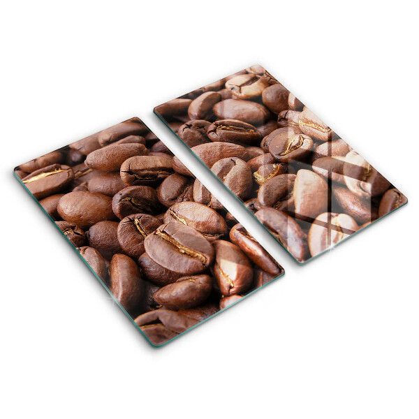 Placă din sticla protectie perete boabe de cafea