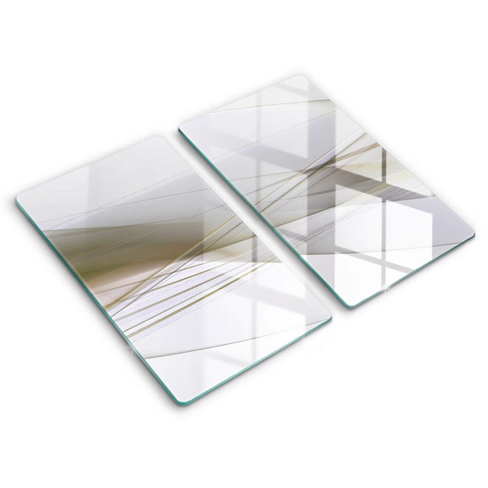 Placă de protecție pentru plita Design de linii abstracte