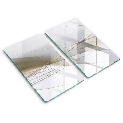 Placă de protecție pentru plita Design de linii abstracte