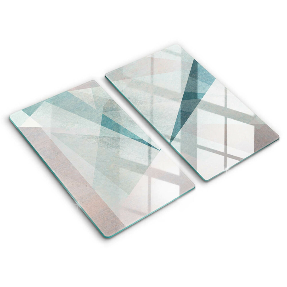 Placă de protecție pentru aragaz Abstracție ascuțită