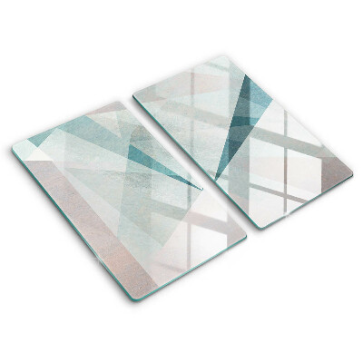 Placă de protecție pentru aragaz Abstracție ascuțită