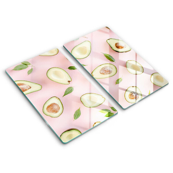 Placă de protecție pentru aragaz Model de avocado