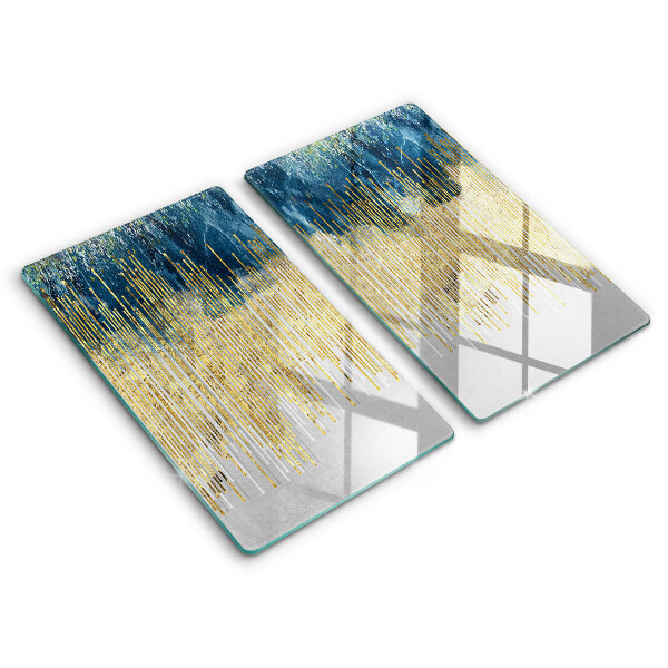Placă de protecție pentru aragaz Abstracție de designer