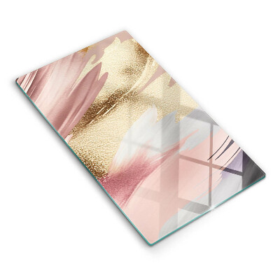 Placă sticla protectie aragaz Pete pastelate